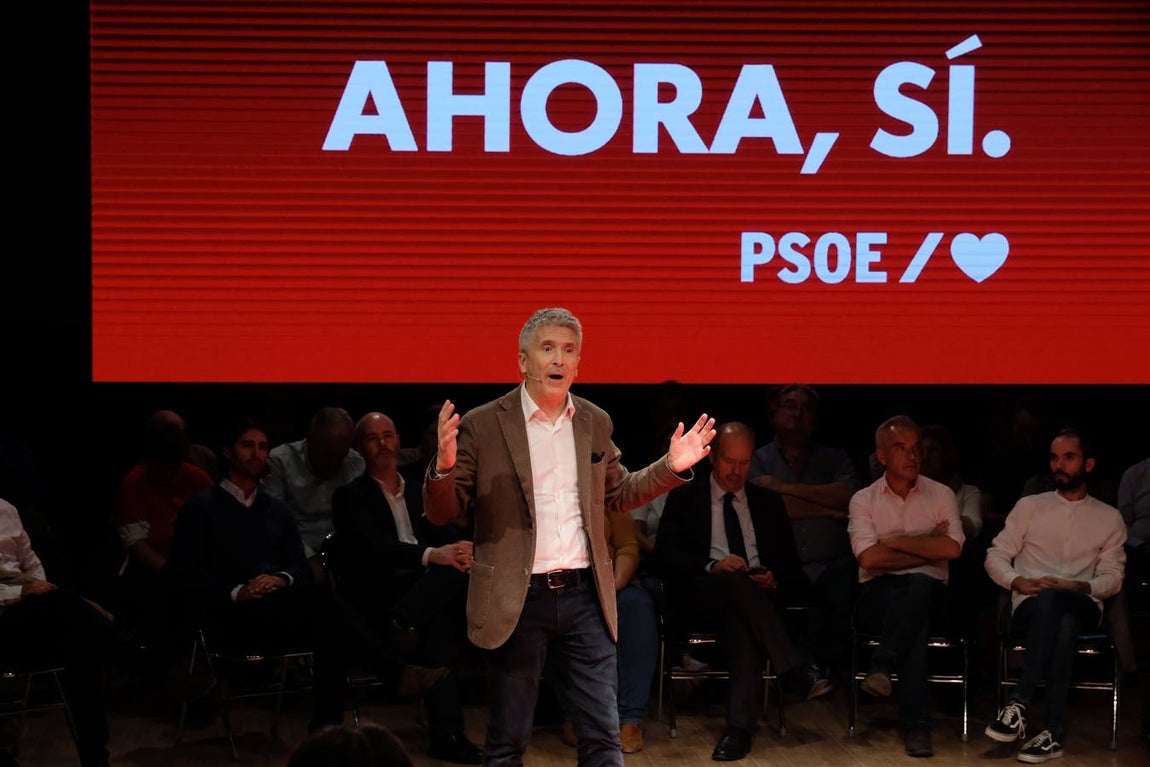 FOTOS: Fernando Grande-Marlaska inicia campaña en Jerez