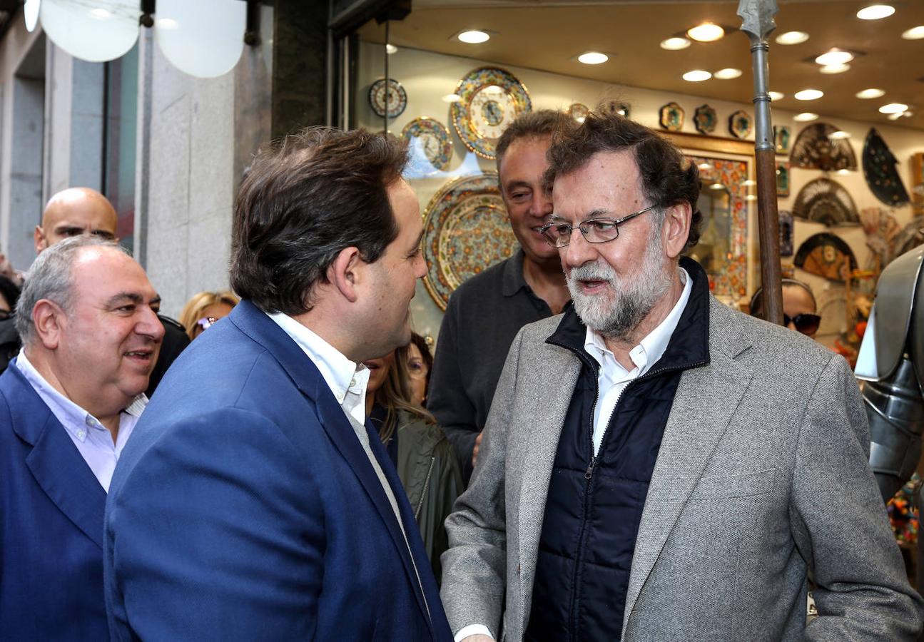 Caluroso recibimiento de Rajoy en Toledo