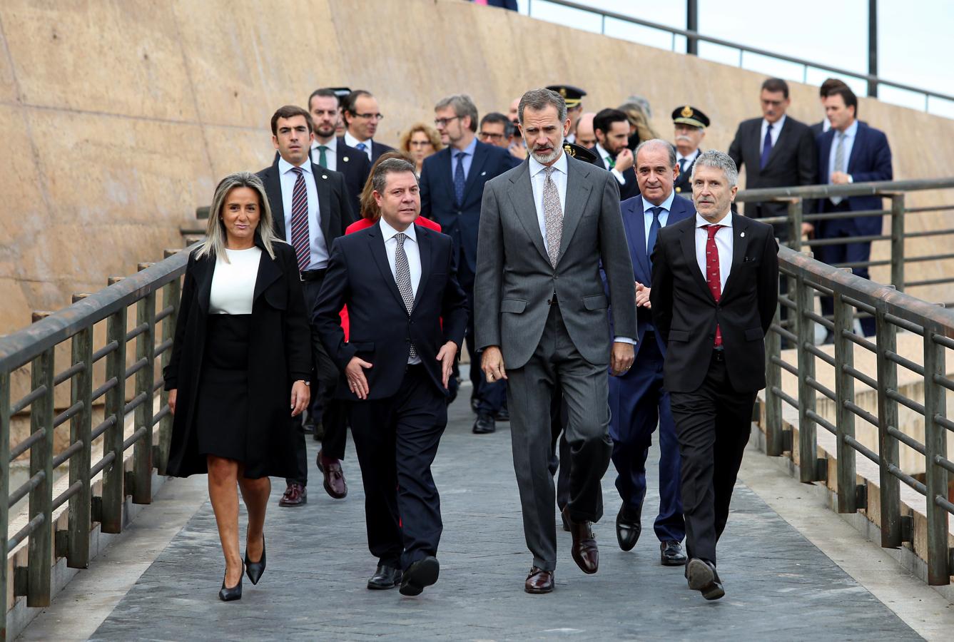 El Rey, a su llegada a Toledo. 