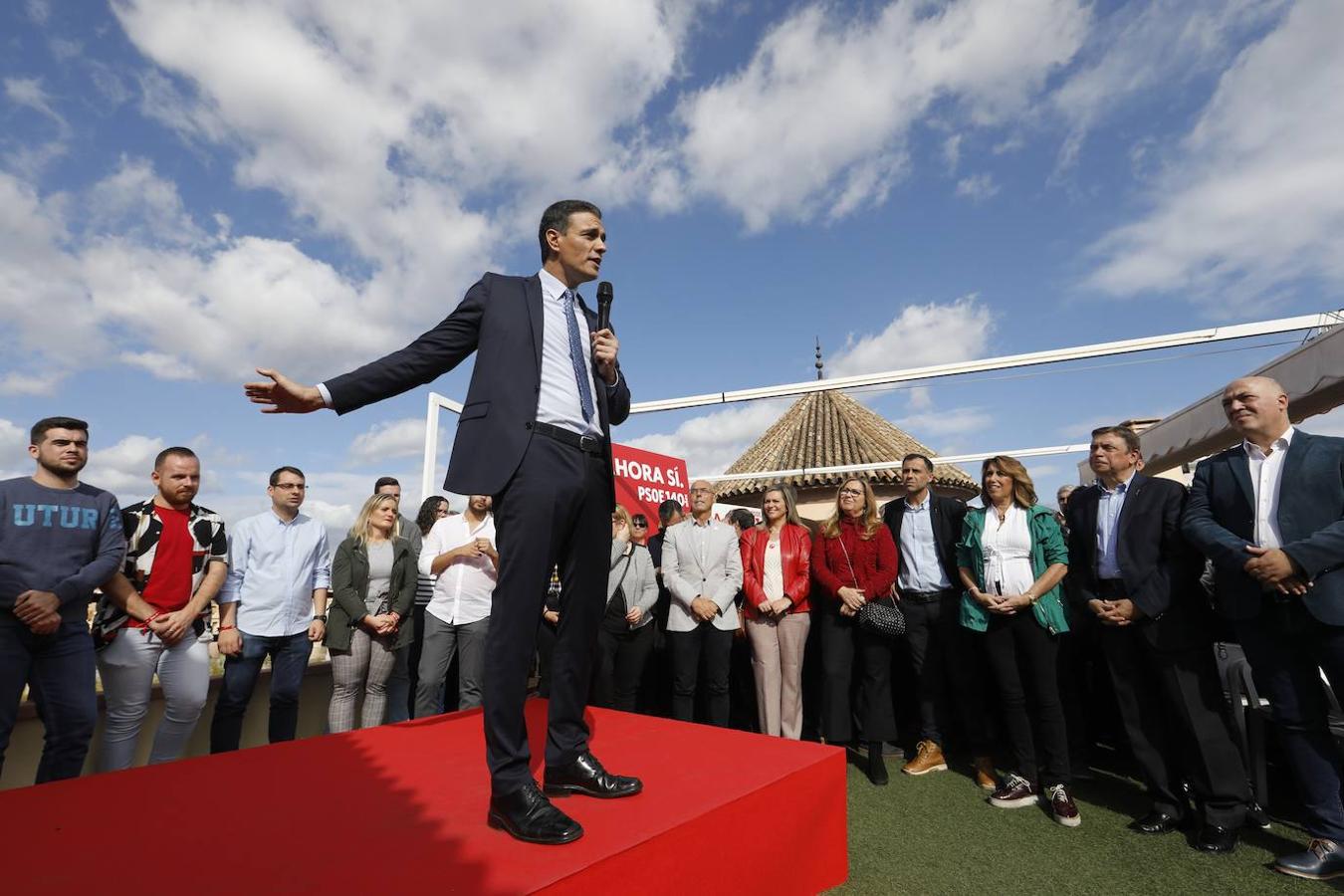 La visita de Pedro Sánchez a Córdoba, en imágenes