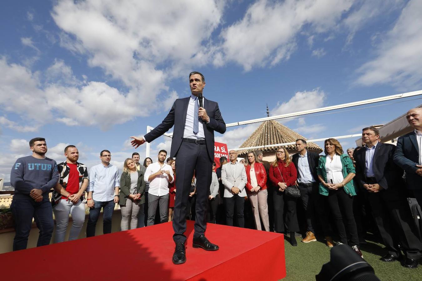 La visita de Pedro Sánchez a Córdoba, en imágenes