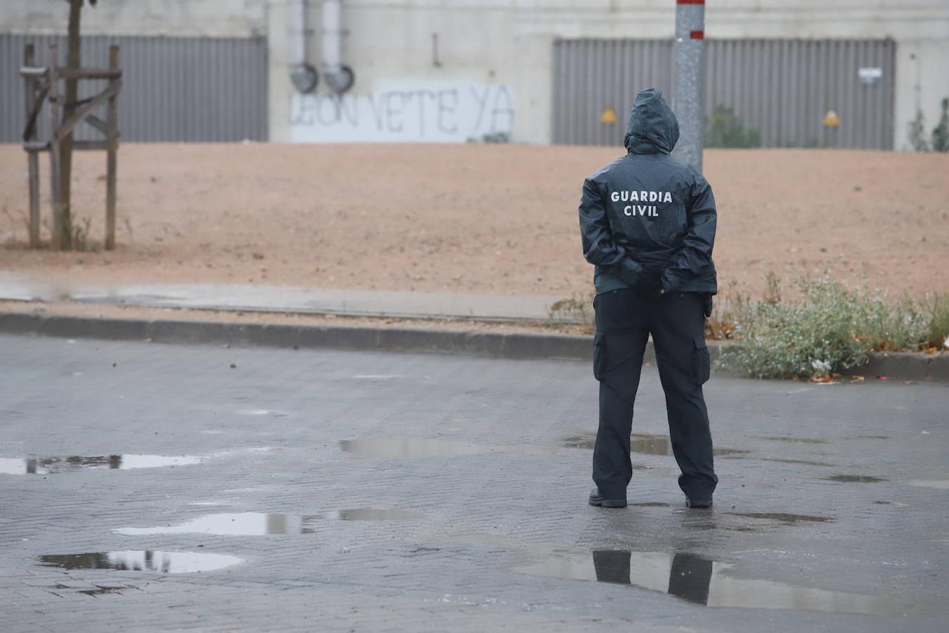 El registro de la Guardia Civil en el Córdoba CF y la casa de Jesús León, en imágenes