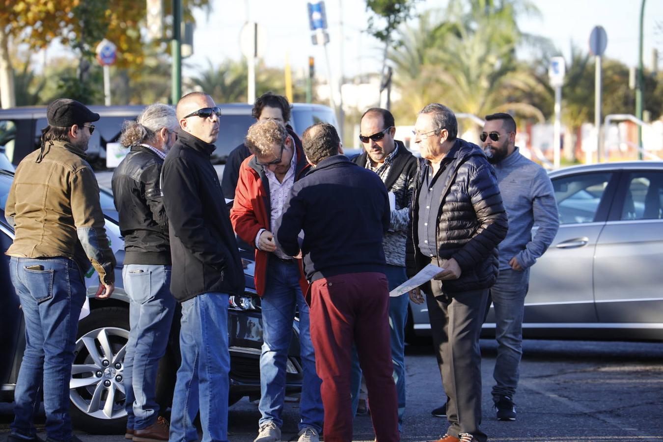 La protesta de los taxistas en Córdoba, en imágenes