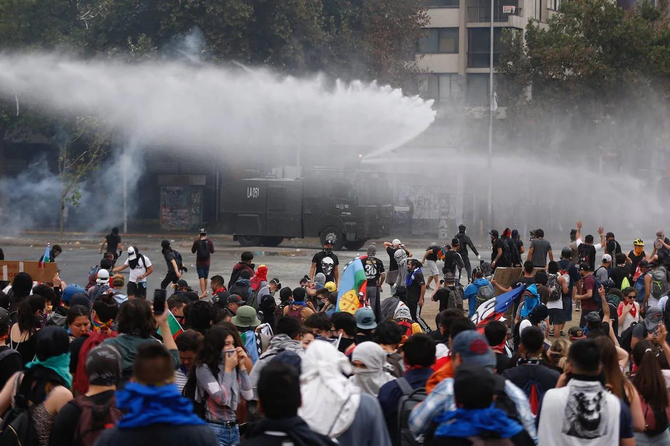 Las imágenes más impactantes de las protestas en Chile. 