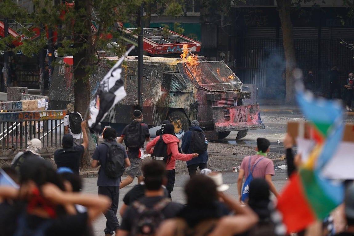 Las imágenes más impactantes de las protestas en Chile. 