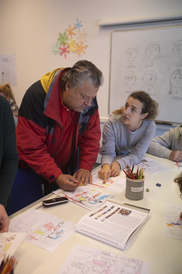 Visita al centro de día de Faisem en Córdoba, en imágenes