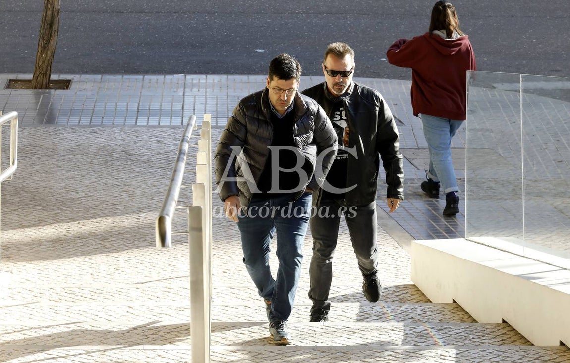 La visita de León a la Ciudad de la Justicia tras su puesta en libertad, en imágenes
