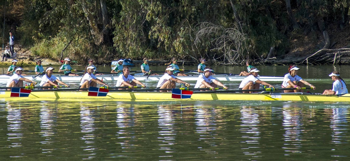 Espectaculares imágenes de la Regata Sevilla-Betis
