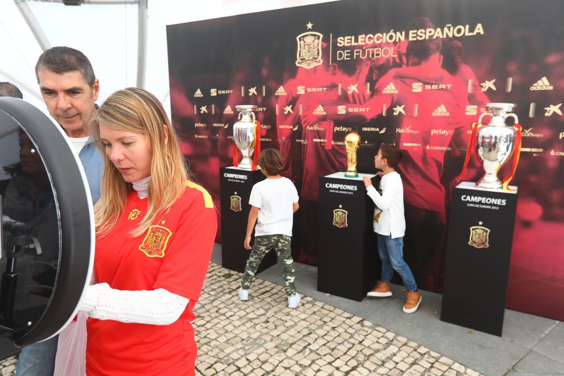 La fanzone de la selección desembarca en la Plaza de San Antonio
