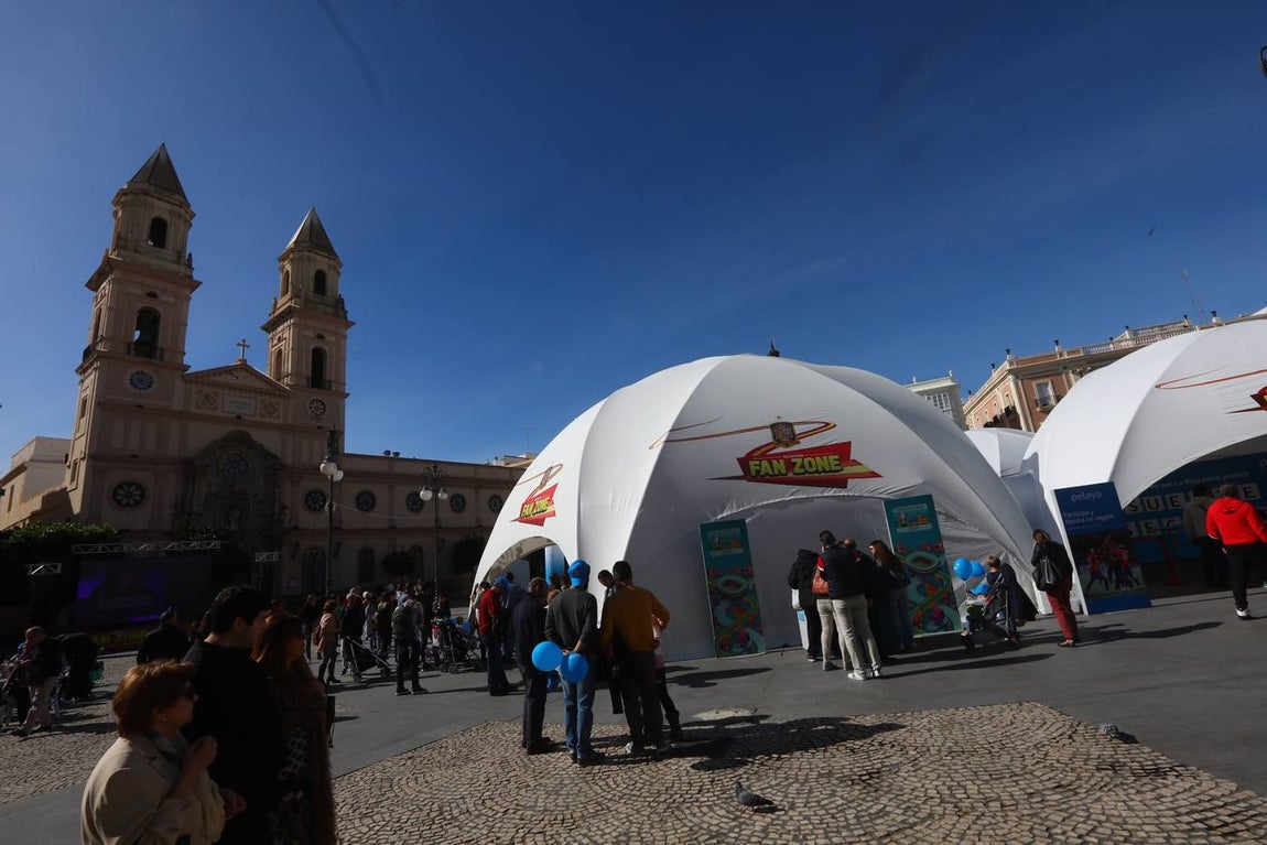 La fanzone de la selección desembarca en la Plaza de San Antonio