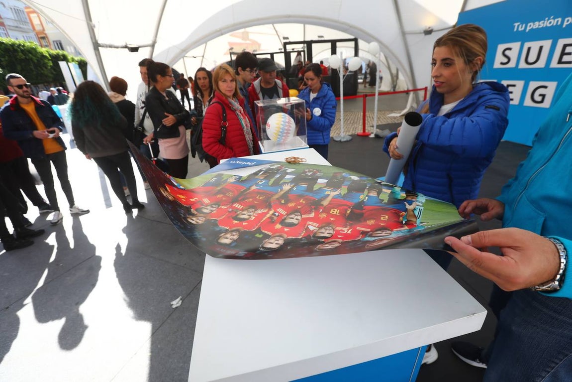 La fanzone de la selección desembarca en la Plaza de San Antonio