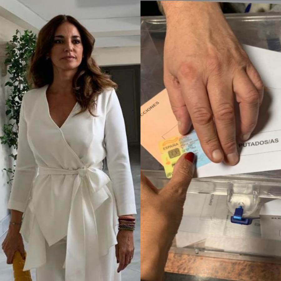 Mariló Montero. «Otra vez mi voto, gracias», escribe junto a una fotografía de las urnas en su cuenta de Instagram