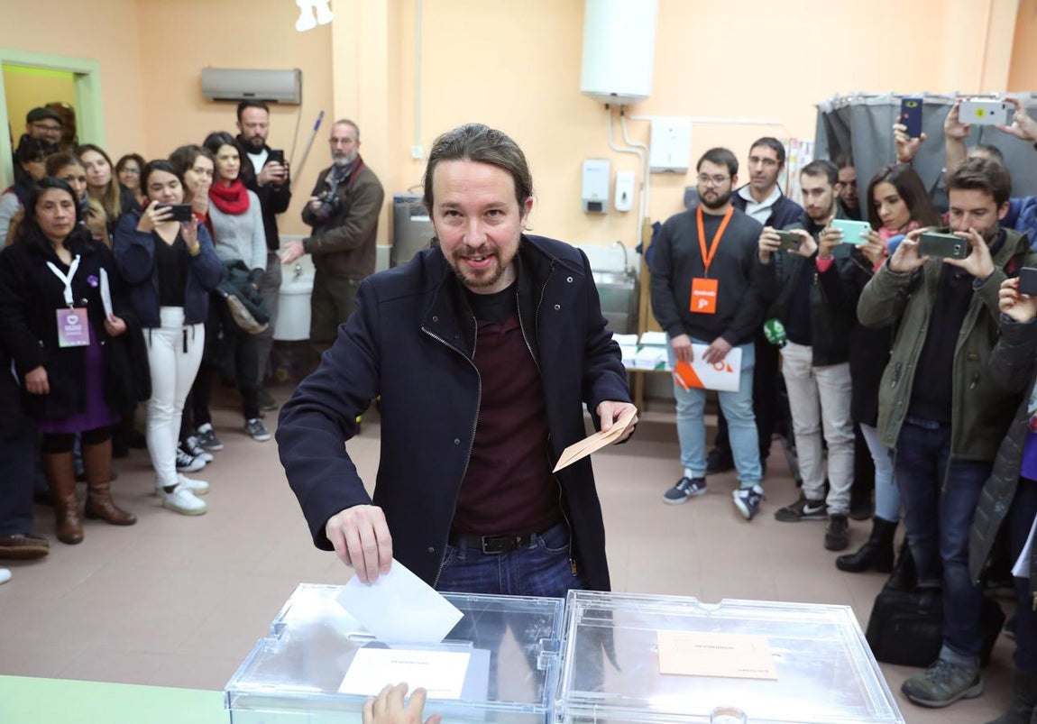 Pablo Iglesias. El líder de Unidas Podemos en Galapagar