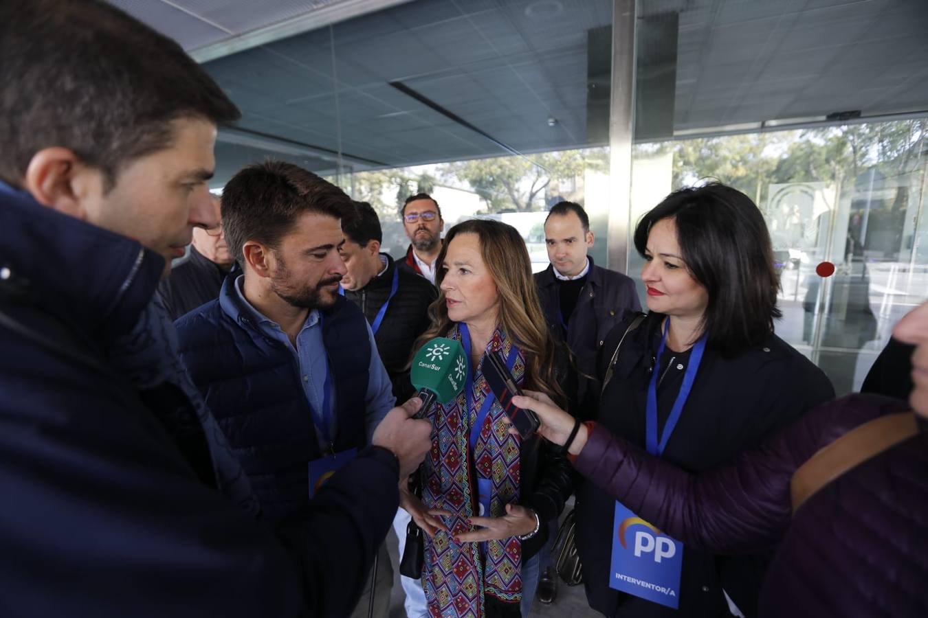 La candidata número uno del PP al Congreso de los Diputados por la provincia de Sevilla, Teresa Jiménez-Becerril. 