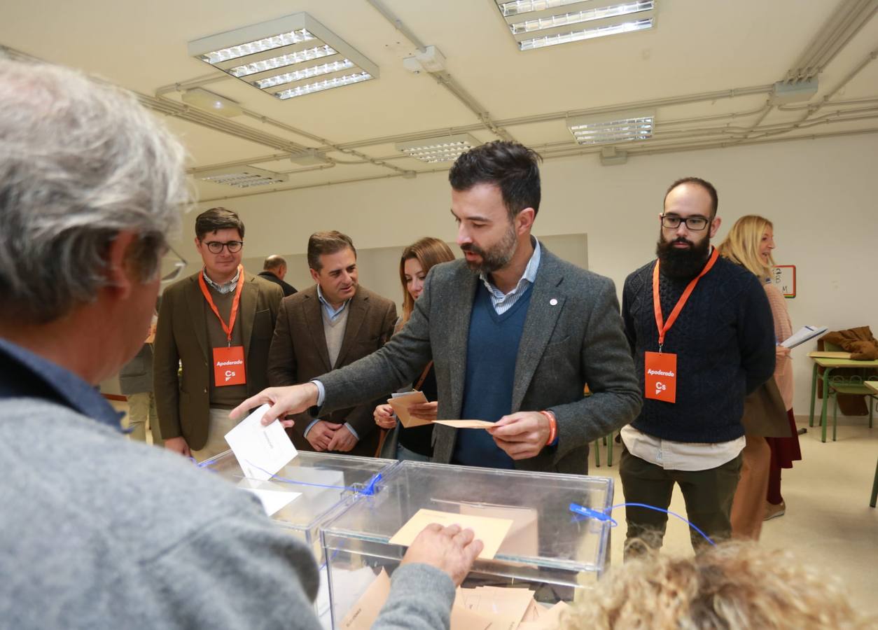 El candidato de Cs al Congreso de los Diputados por Sevilla, Pablo Cambronero. 