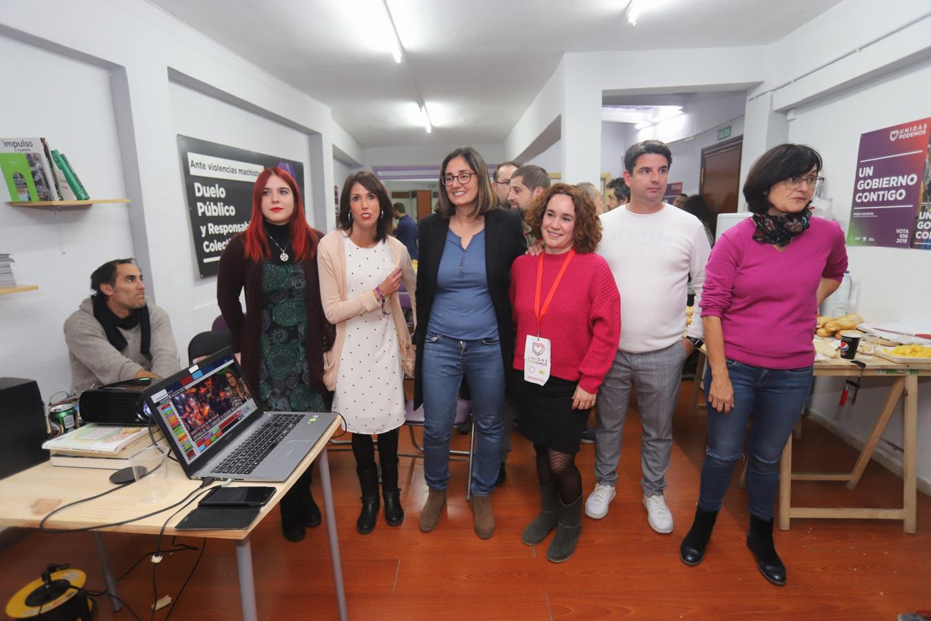 En imágenes, así vivió Unidas Podemos la noche de las elecciones en Córdoba