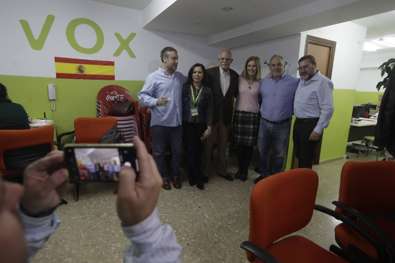 La fiesta de Vox en Cádiz, en imágenes