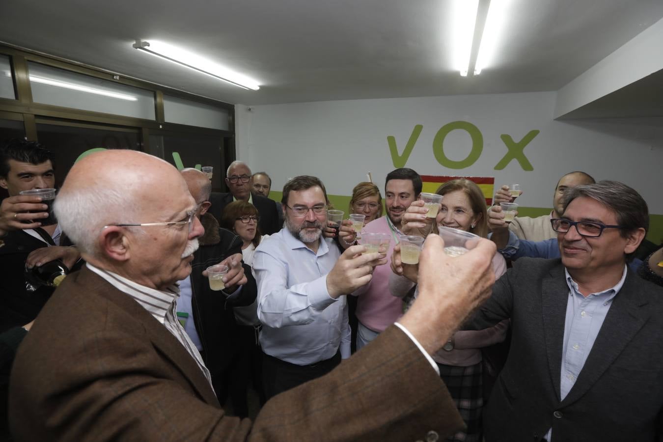 La fiesta de Vox en Cádiz, en imágenes