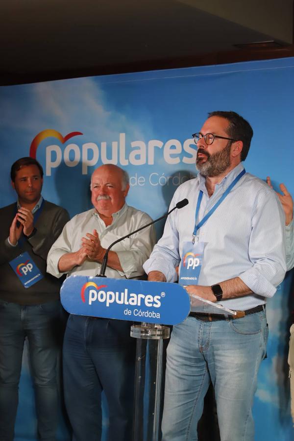 La noche de las elecciones en Córdoba  del PP, en imágenes
