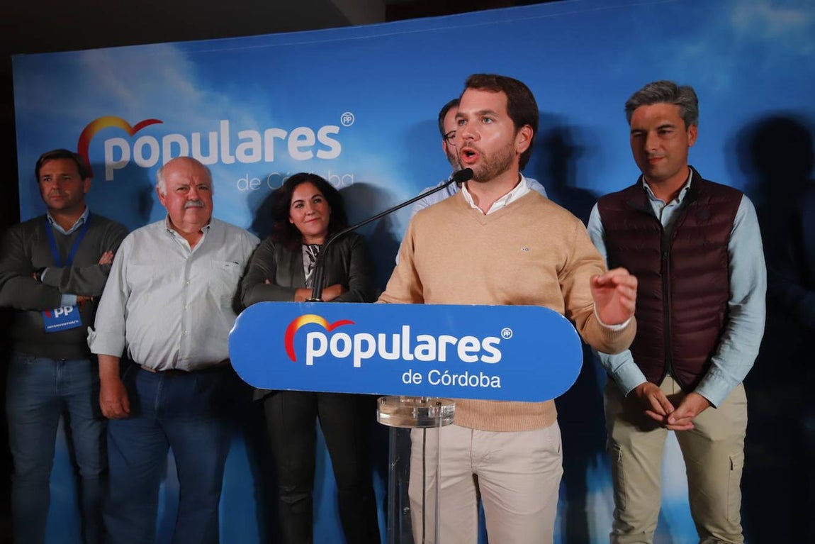 La noche de las elecciones en Córdoba  del PP, en imágenes