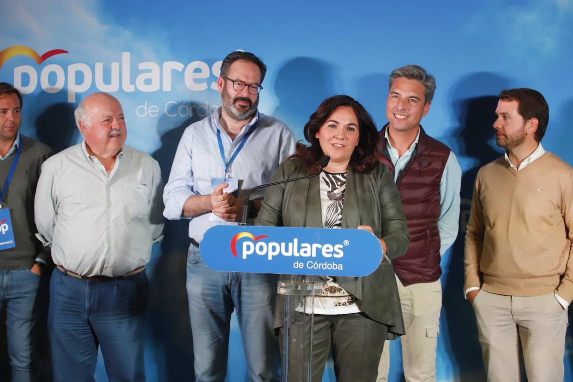 La noche de las elecciones en Córdoba  del PP, en imágenes