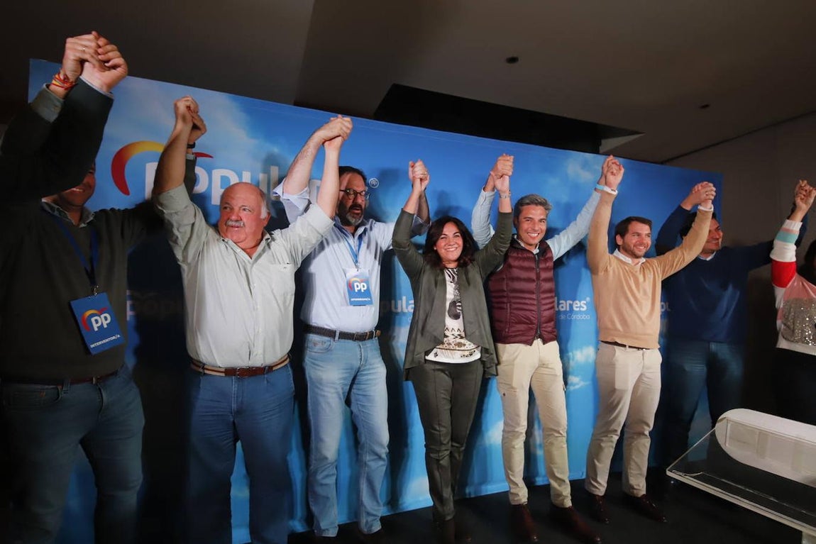 La noche de las elecciones en Córdoba  del PP, en imágenes