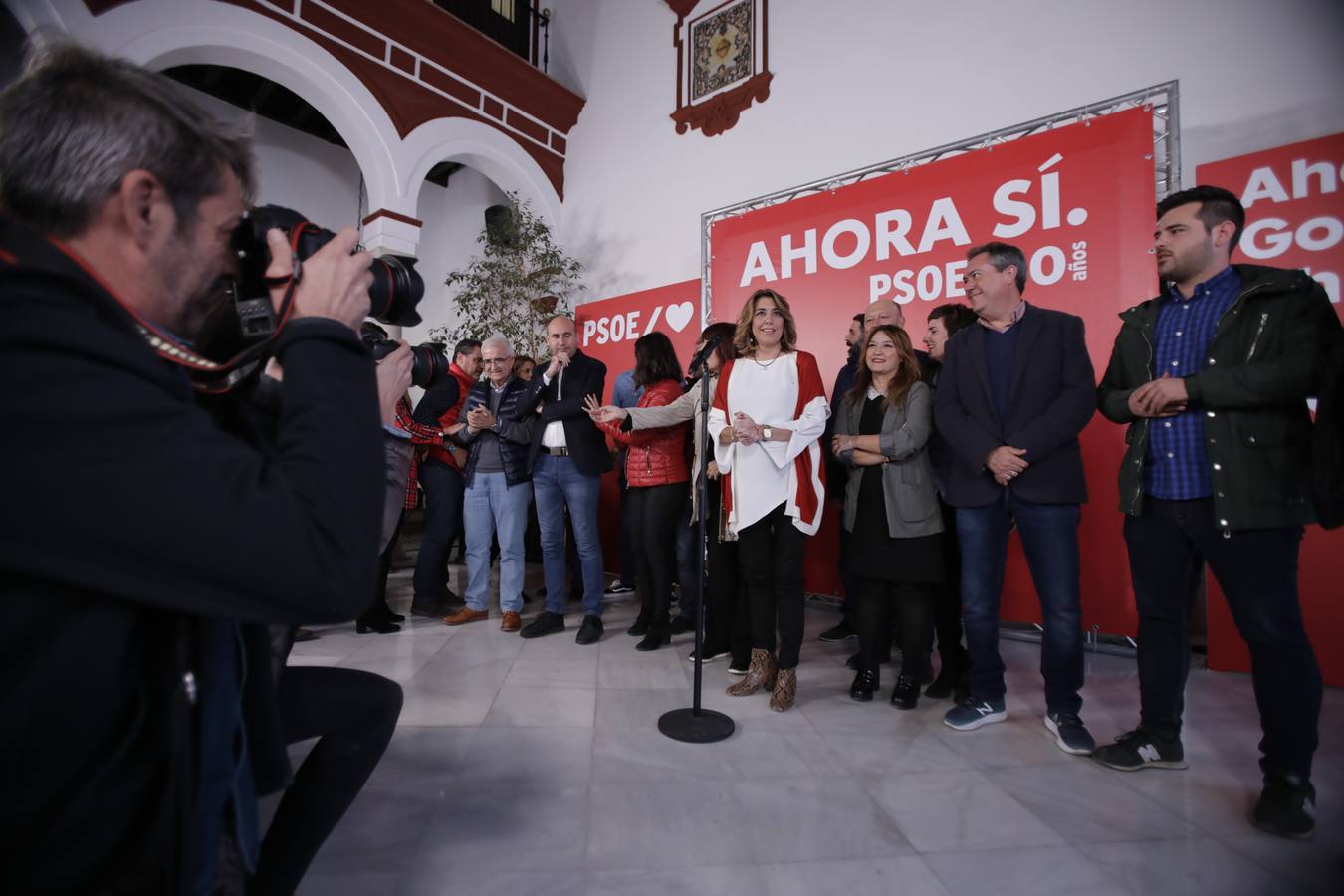 Susana Díaz agradece a los andaluces su «confianza en el PSOE»