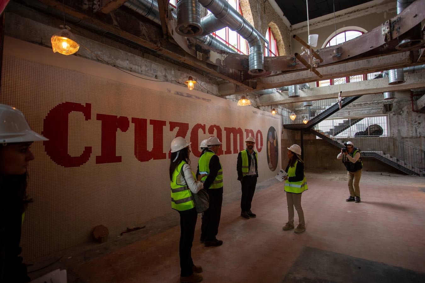 Presentación de la futura «fábrica de experiencias» de Cruzcampo