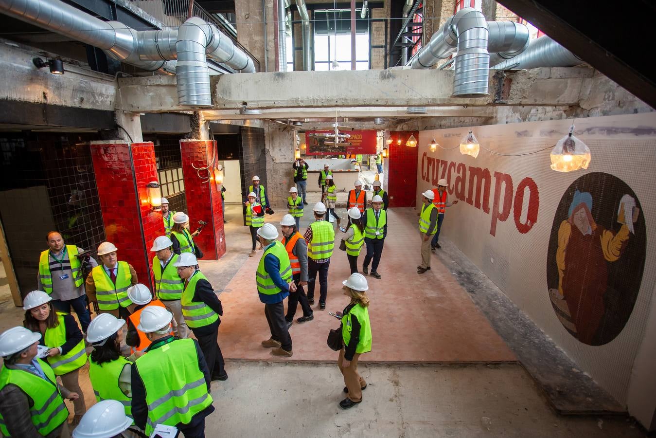 Presentación de la futura «fábrica de experiencias» de Cruzcampo