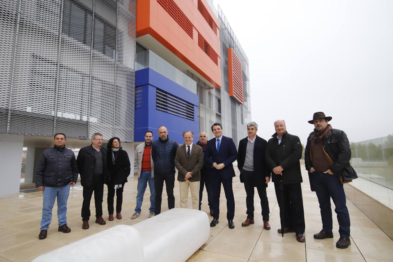 La visita del alcalde de Córdoba a la Normal de Magisterio, en imágenes