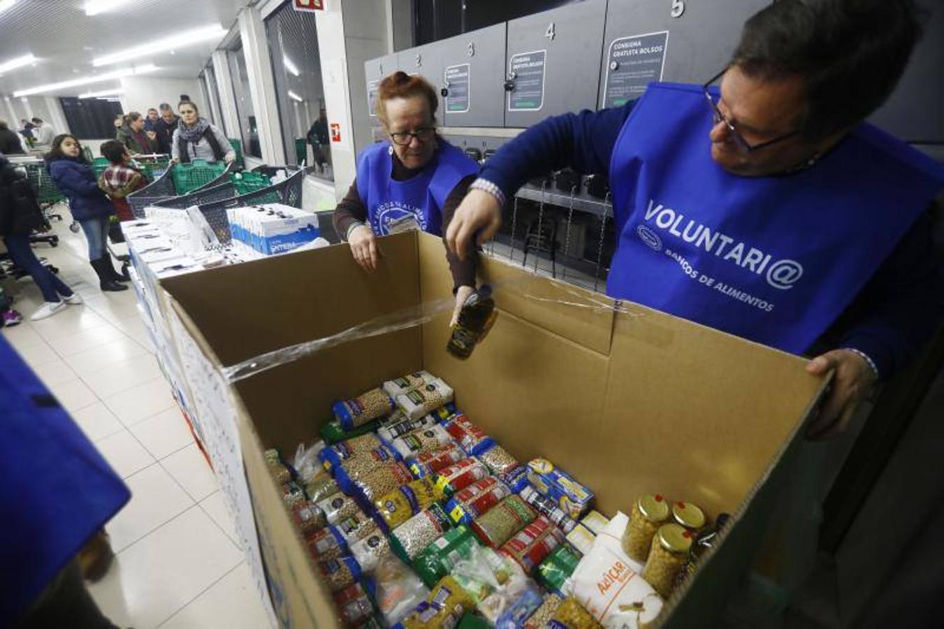 La campaña de recogida del Banco de Alimentos de Córdoba, en imágenes