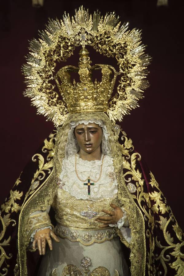 El besamanos de la Virgen de la Amargura