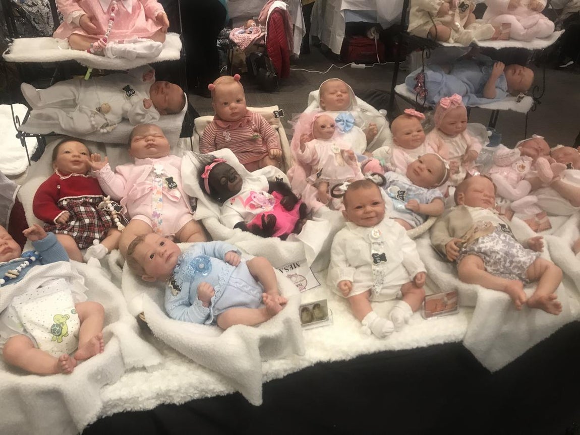 La feria de bebés hiperrealistas en imágenes