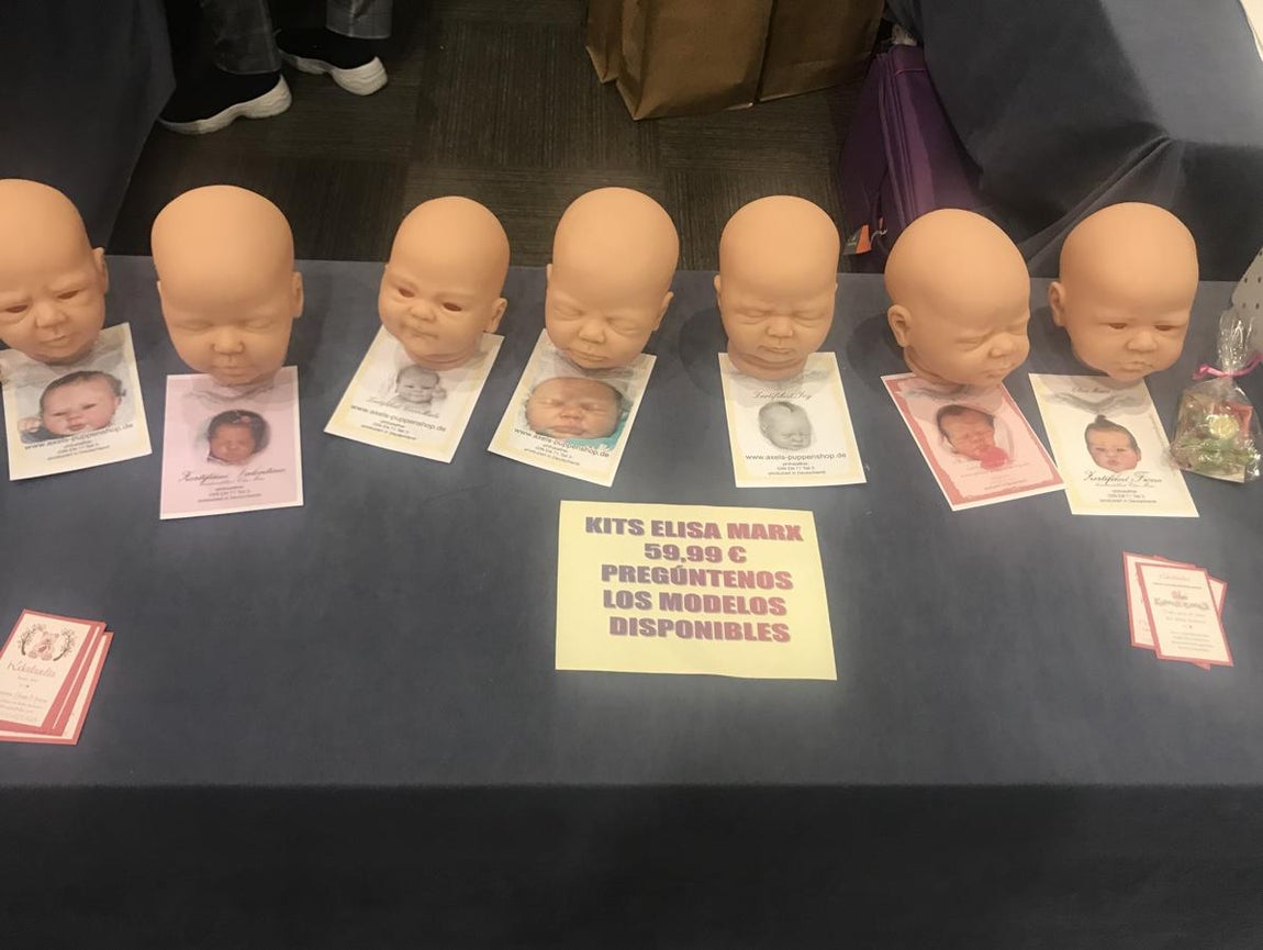 La feria de bebés hiperrealistas en imágenes