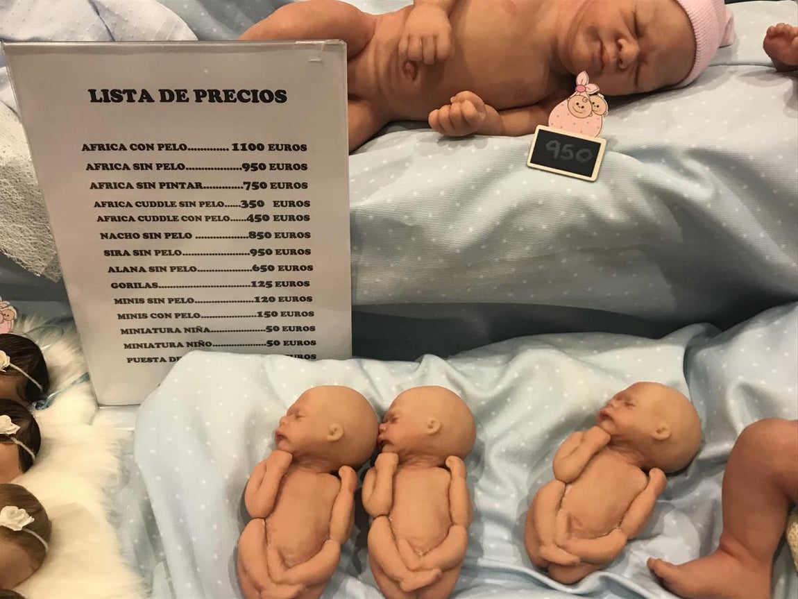 La feria de bebés hiperrealistas en imágenes