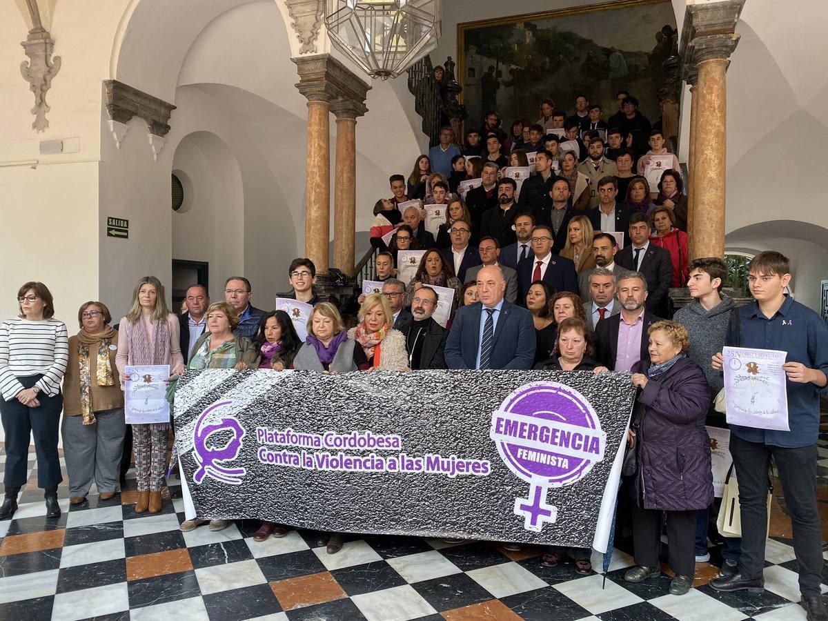 Danza y minutos de silencio: las imágenes del 25-N en Córdoba