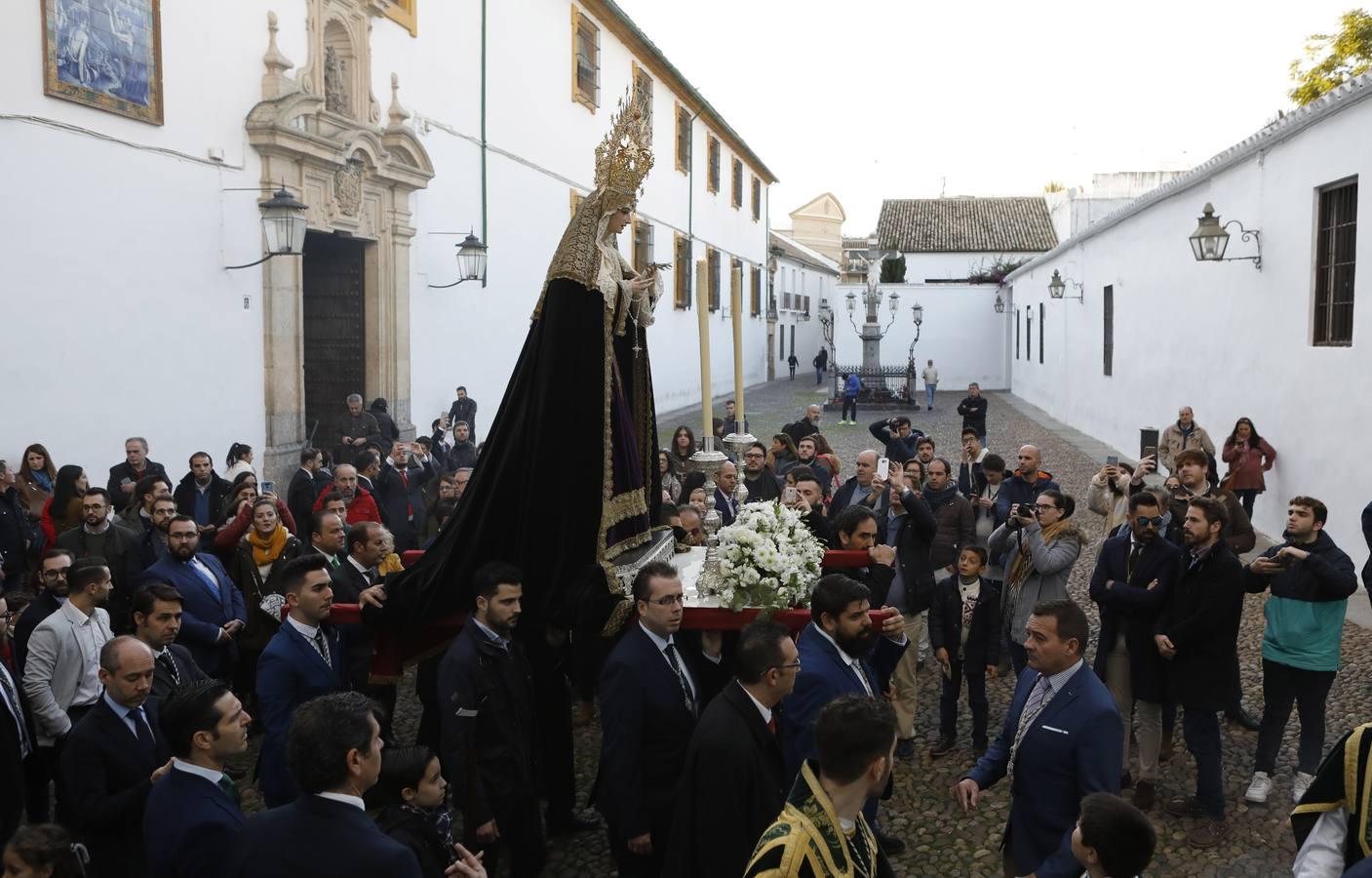 El regreso de la Virgen de la Paz de Córdoba a Capuchinos, en imágenes