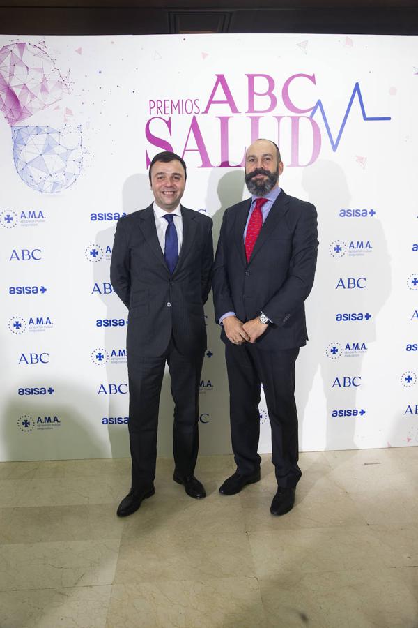 Juan Antonio García Fermosel y Jesús Nemesio Arroyo, de La Caixa. 