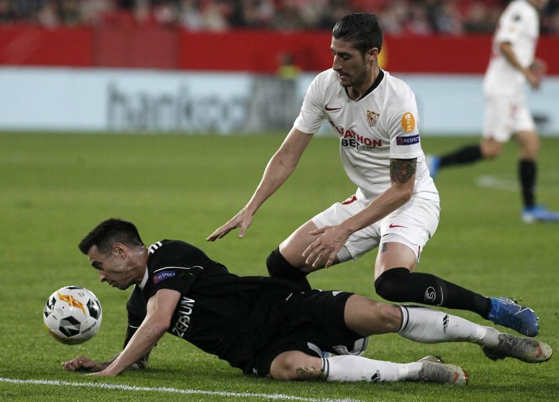 En imágenes, el partido Sevilla FC-Qarabag (2-0)