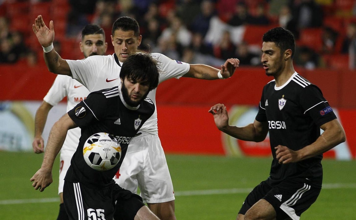 En imágenes, el partido Sevilla FC-Qarabag (2-0)