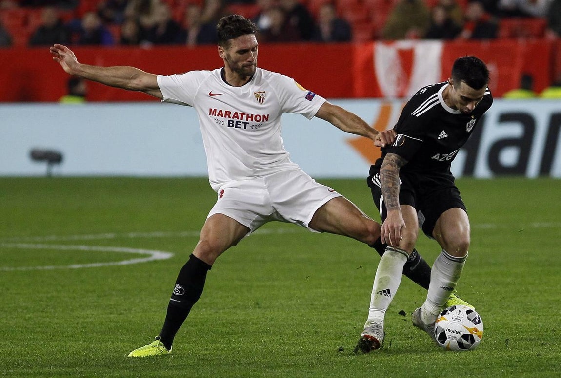 En imágenes, el partido Sevilla FC-Qarabag (2-0)