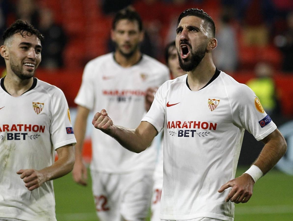 En imágenes, el partido Sevilla FC-Qarabag (2-0)