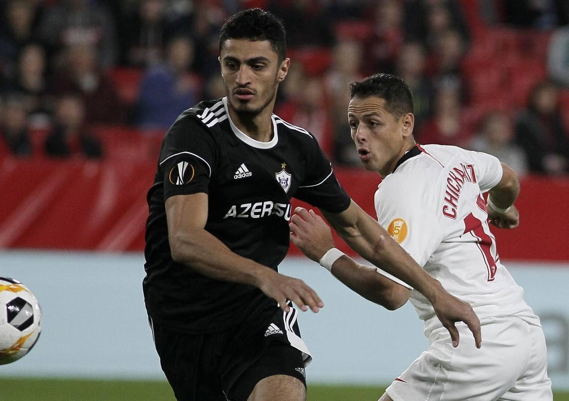 En imágenes, el partido Sevilla FC-Qarabag (2-0)