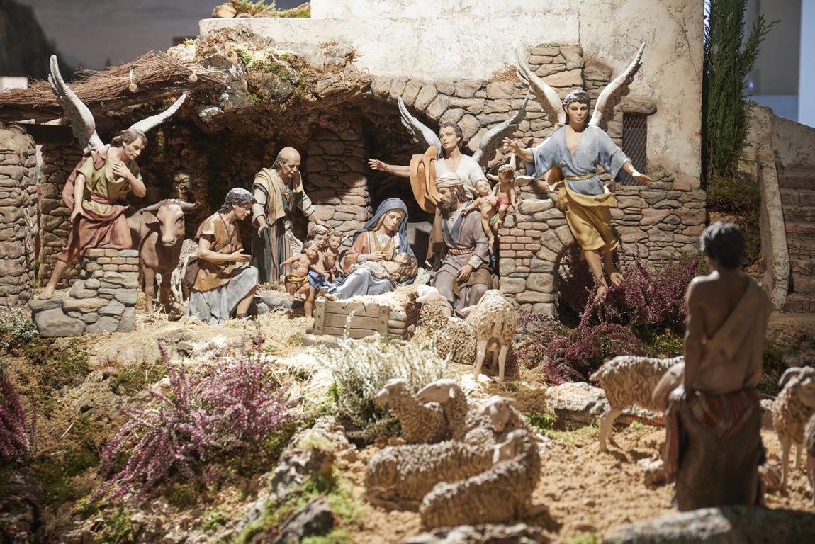 El Misterio. Una de las escenas más especiales del belén, que se mezcla con otras cotidianas. Se podrá disfrutar, previa inscripción en la <a href="https://www.navidadmadrid.com/">web</a>, hasta el 5 de enero.