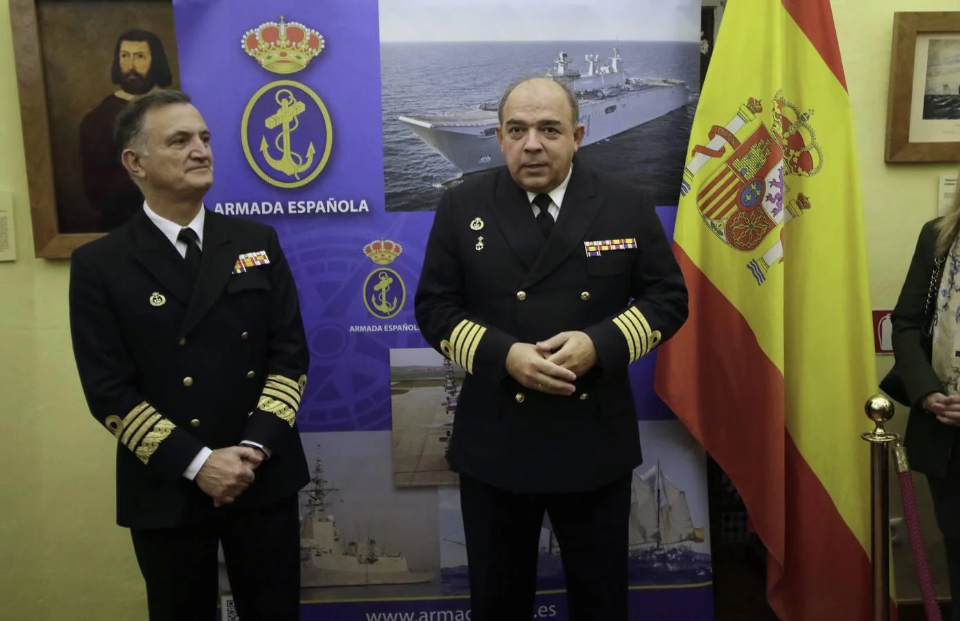 El poder naval español se muestra en la Torre del Oro