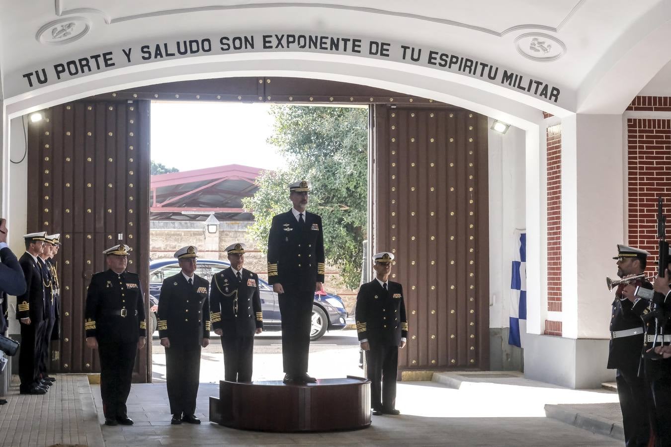 El Rey visita Rota y San Fernando