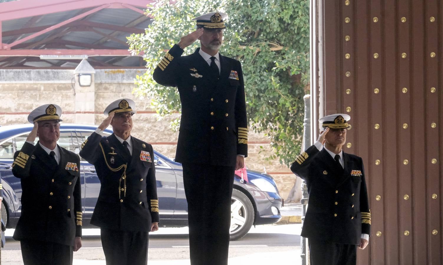 El Rey visita Rota y San Fernando