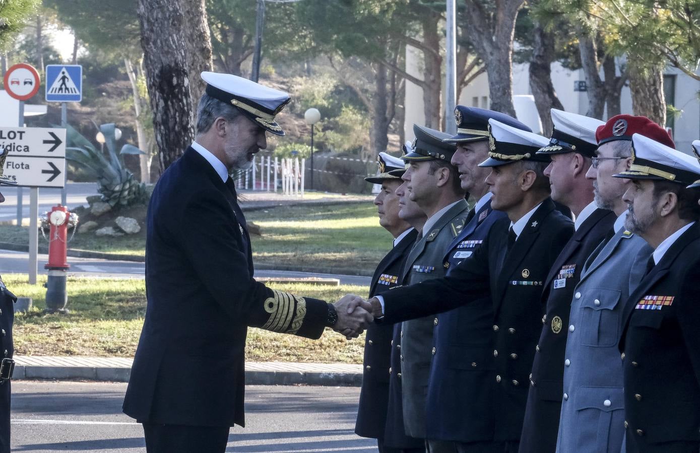 El Rey visita Rota y San Fernando