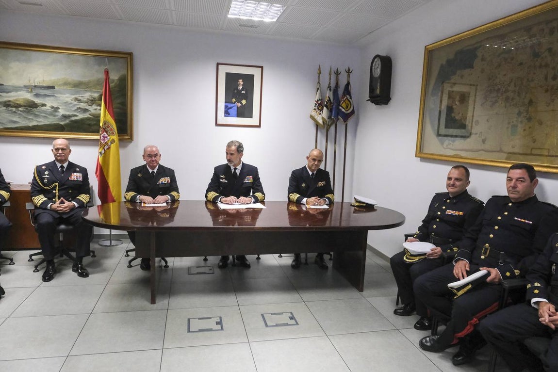 El Rey visita Rota y San Fernando