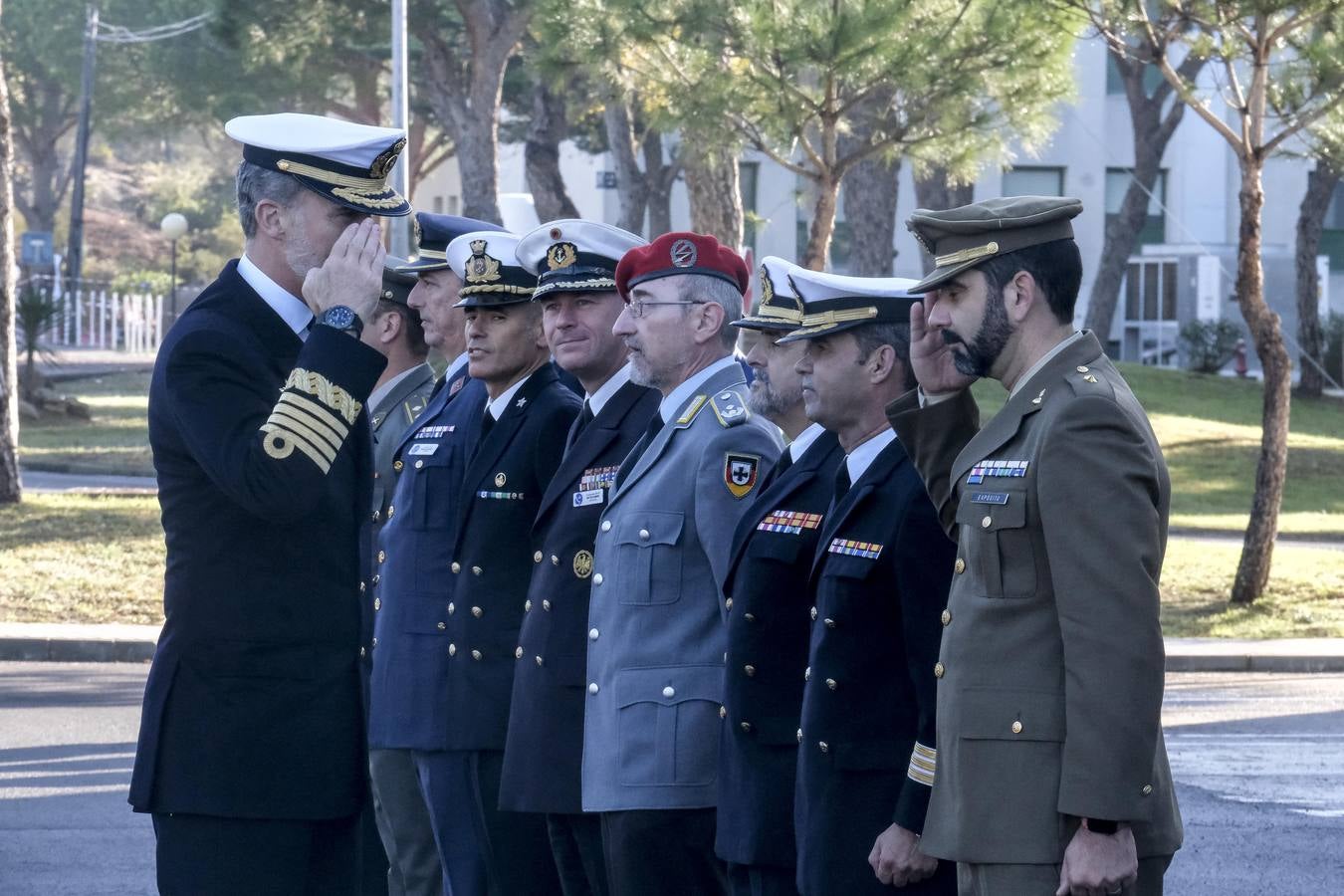 El Rey visita Rota y San Fernando